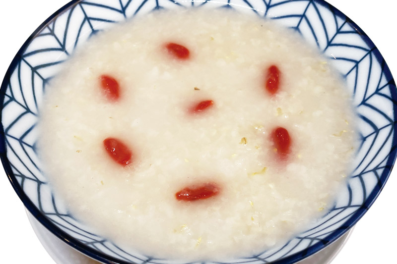 玄米七分付き白粥